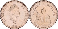 World Coins - Canada, Elizabeth II, Dollar, 1995, Royal Canadian Mint, Aureate,