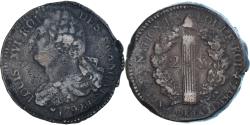 World Coins - Coin, France, 2 sols français, 2 Sols, 1792, Strasbourg, , Bronze