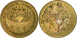 World Coins - Belgium, Token, 50 Dammenaar, 1982, Brass plated steel,