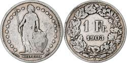 World Coins - Switzerland, Franc, 1903, Bern, Silver, , KM:24
