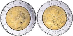 World Coins - Coin, Italy, 500 Lire, 1998, Rome, IFAD, , Bi-Metallic, KM:193