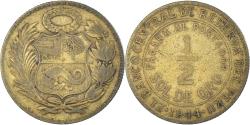 World Coins - Coin, Peru, 1/2 Sol, 1944