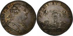 World Coins - France, Token, Louis XVI, Cour des Monnaies de Paris, Silver,