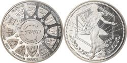 World Coins - France, Medal, L'Europe, La Semeuse, 2001, Jimenez, , Copper-nickel