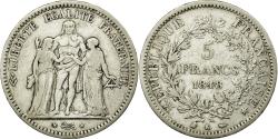 World Coins - Coin, France, Hercule, 5 Francs, 1848, Bordeaux, , Silver, KM:756.4