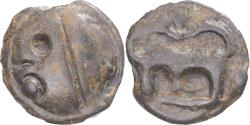 Ancient Coins - Coin, Sequani, Potin à la grosse tête, 1st century BC, Besançon,