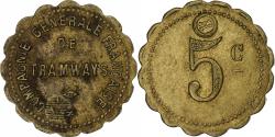 World Coins - France, Compagnie Générale Française de Tramway - Le Havre, 5 Centimes, n.d.