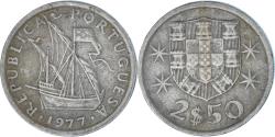 World Coins - Coin, Portugal, 2-1/2 Escudos, 1977