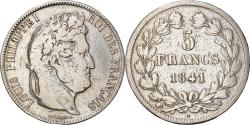 World Coins - Coin, France, Louis-Philippe, 5 Francs, 1841, Lille, , Silver