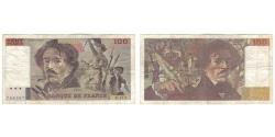 World Coins - France, 100 Francs, Delacroix, 1990, N.173, F(12-15), Fayette:69bis.2c, KM:154e
