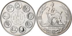 World Coins - France, Medal, Ecu Europa, Europe Assise, 1980, Copper-nickel, Rodier,