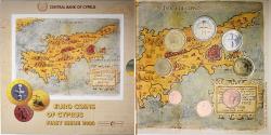 World Coins - Cyprus, 1 Cent to 2 Euro, BU, 2008, Athens,