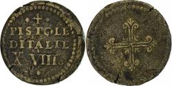 World Coins - Italy, Poids monétaire - 4 Pistoles d'Italie, n.d., Brass,