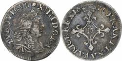 World Coins - France, Louis XIV, 4 Sols des Traitants, 1676, Vimy, Silver,