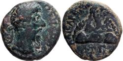 Ancient Coins - Cappadocia, Lucius Verus, Æ Unit, 161-169, Caesarea, Bronze,