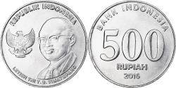 World Coins - Indonesia, 500 Rupiah, 2016, Aluminum,