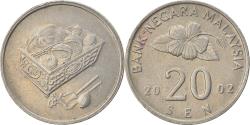 World Coins - Coin, Malaysia, 20 Sen, 2002, , Copper-nickel, KM:52