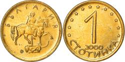World Coins - Coin, Bulgaria, Stotinka, 2000, , Brass plated steel, KM:237a