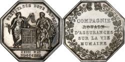 World Coins - France, Token, Compagnie royale d'assurances à Paris, 1830, Silver, Desnoyers