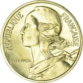 World Coins - Coin, France, Marianne, 5 Centimes, 1977, Paris, , Aluminum-Bronze