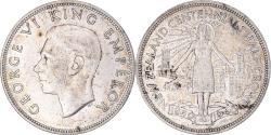 World Coins - Coin, New Zealand, George VI, Centennial, 1/2 Crown, 1940, British Royal Mint