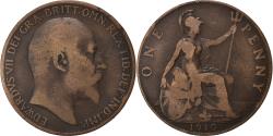 World Coins - Great Britain, Edward VII, Penny, 1910, Bronze, , KM:794.2