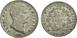 World Coins - Coin, France, Napoléon I, Franc, AN 13, Paris, , Silver, KM:656.1