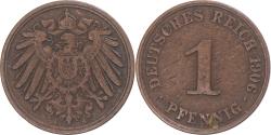 World Coins - Coin, Germany, Pfennig, 1906