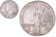 World Coins - France, Token, Louis XVI, Agriculture, Comices Agricoles de Paris, 1786