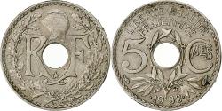 World Coins - France, 5 Centimes, Lindauer, .1938., Paris, Maillechort, , Gadoury:171