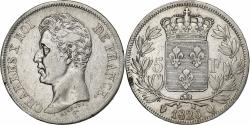 World Coins - France, 5 Francs, Charles X, 1825, Perpignan, Silver, , KM:720.11