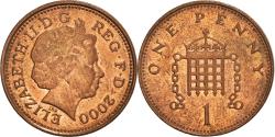 World Coins - Coin, Great Britain, Elizabeth II, Penny, 2000, , Copper Plated Steel
