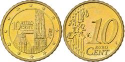 World Coins - Austria, 10 Euro Cent, 2002, Vienna, Nordic gold,