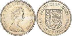World Coins - Coin, Jersey, 10 New Pence, 1968