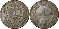 World Coins - Coin, ITALIAN STATES, SARDINIA, Carlo Felice, Centesimo, 1826, Genoa,