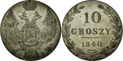 World Coins - Poland, Nicholas I, 10 Groszy, 1840, Warsoviensis, Silver, , KM:113a