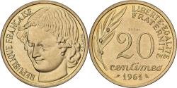 World Coins - France, 20 Centimes, Concours de Baron, 1961, Paris, Pattern, Copper-nickel