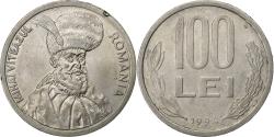 World Coins - Romania, 100 Lei, 1994, Nickel plated steel, , KM:111