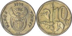 World Coins - South Africa, 10 Cents, 2000