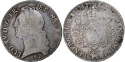 World Coins - France, Louis XV, Écu de Béarn au bandeau, 1767, Pau, Silver,