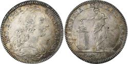 World Coins - France, Token, Louis XV, Parties et revenus casuels, 1743, Silver,