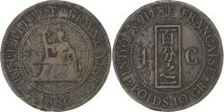 World Coins - FRENCH INDO-CHINA, Cent, 1886, Paris, Bronze, , Lecompte:38, KM:1