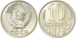 World Coins - Russia, Soviet Union, 10 Kopeks, 1978, Nickel-brass,