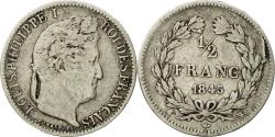 World Coins - Coin, France, Louis-Philippe, 1/2 Franc, 1845, Lille, , Silver