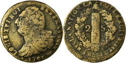 World Coins - Coin, France, 2 sols françois, 2 Sols, 1791, Lille, , Bronze