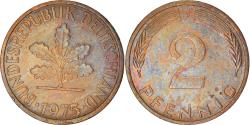 World Coins - Coin, GERMANY - FEDERAL REPUBLIC, 2 Pfennig, 1975, Stuttgart, , Copper