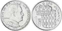 World Coins - Coin, Monaco, Rainier III, Franc, 1975, , Nickel, KM:140, Gadoury:MC