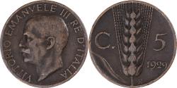 World Coins - Coin, Italy, 5 Centesimi, 1929