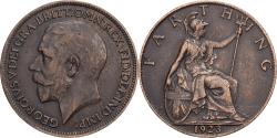 World Coins - United Kingdom, George V, Farthing, 1923, London, Bronze, , Spink:4061