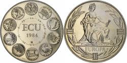 World Coins - France, Medal, Ecu Europa, Europe Assise, 1984, Copper-nickel,
